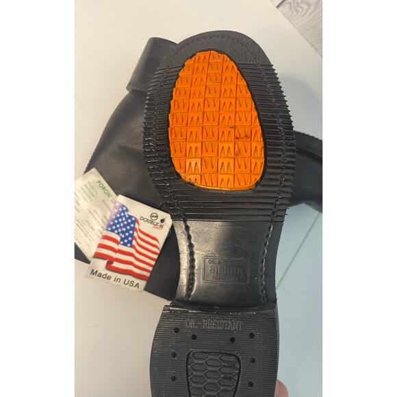 Men’s Double H Black Work Boot Poron Urethane Oil Resistant Size 7 (READ) - Picture 9 of 13